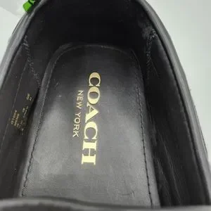 Coach Crosby black leather lace driving loafer moccasin slip on shoes 10.5 D Coach | Shoes | Coach Crosby Black Leather Lace Driving  main image 3